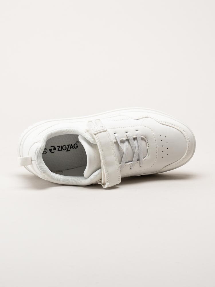 ZigZag - Lodus Kids Shoe - Vita sneakers i skinnimitation