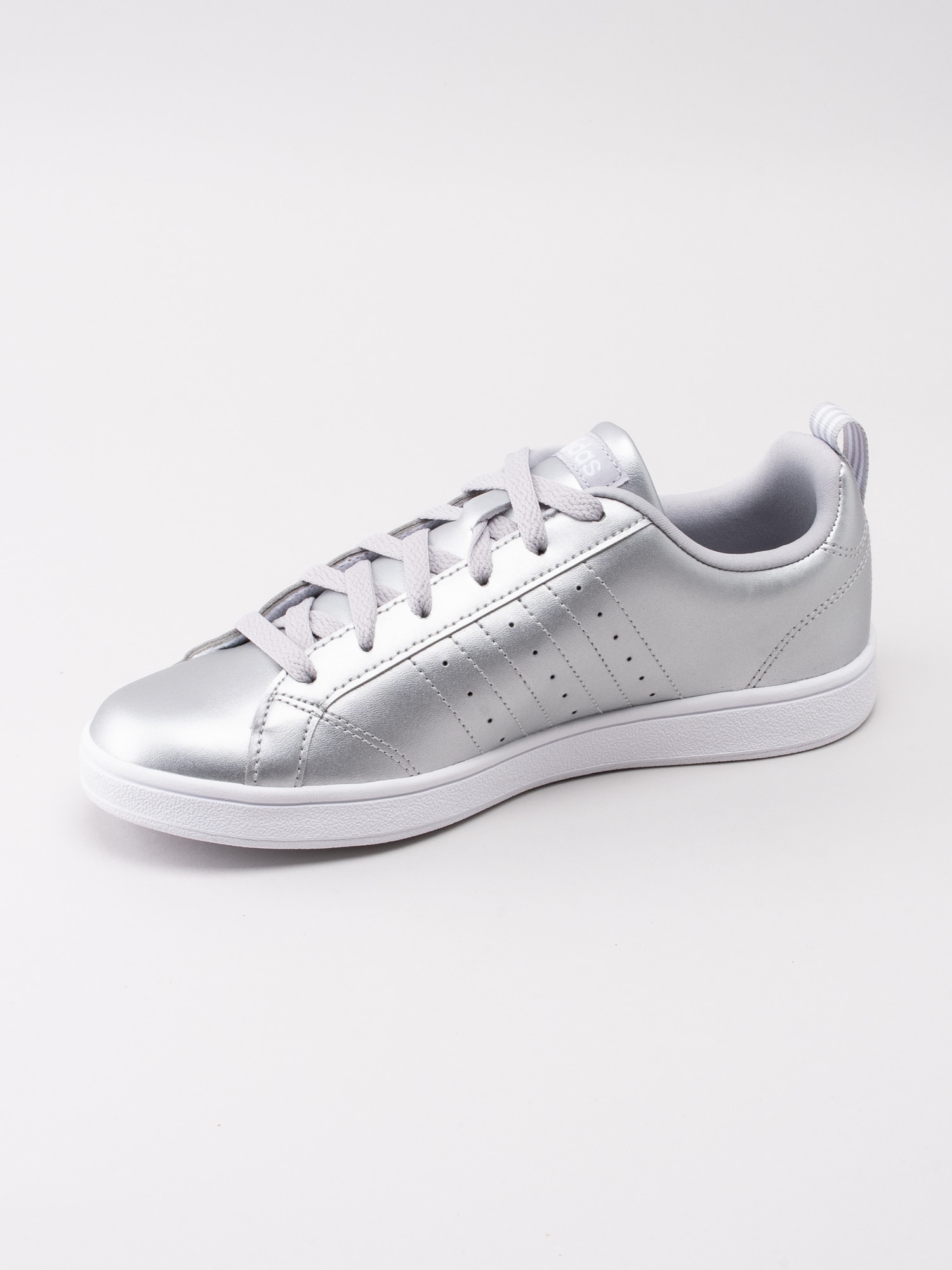 57191013 Adidas VS Advantage F34438 silver sneaker-2