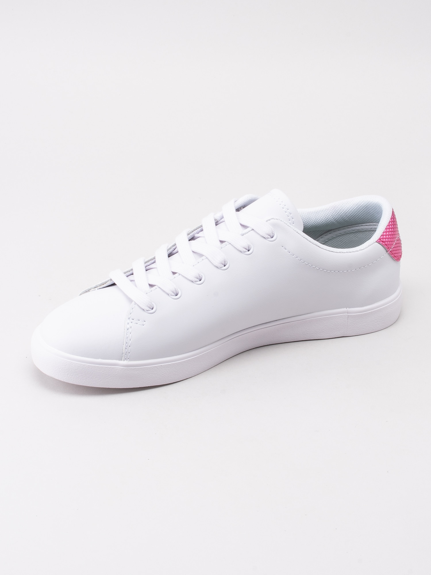 57191038 Fred Perry Lottie B5139W-100 vita sneakers med rosa detaljer-2