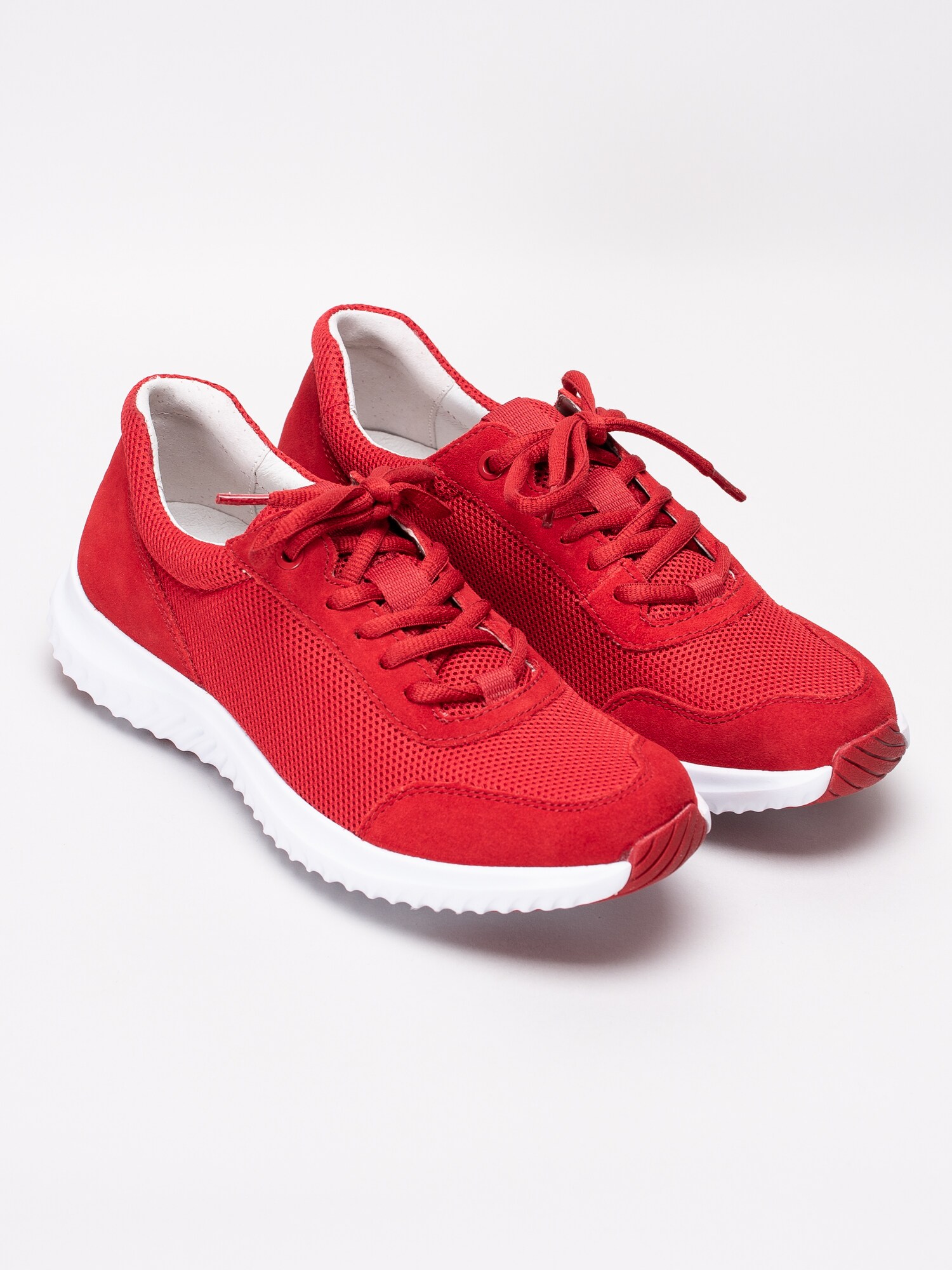 57191045 Gabor Rolling Soft 26.981-48 röda sportskor i stickad meshtyg-3