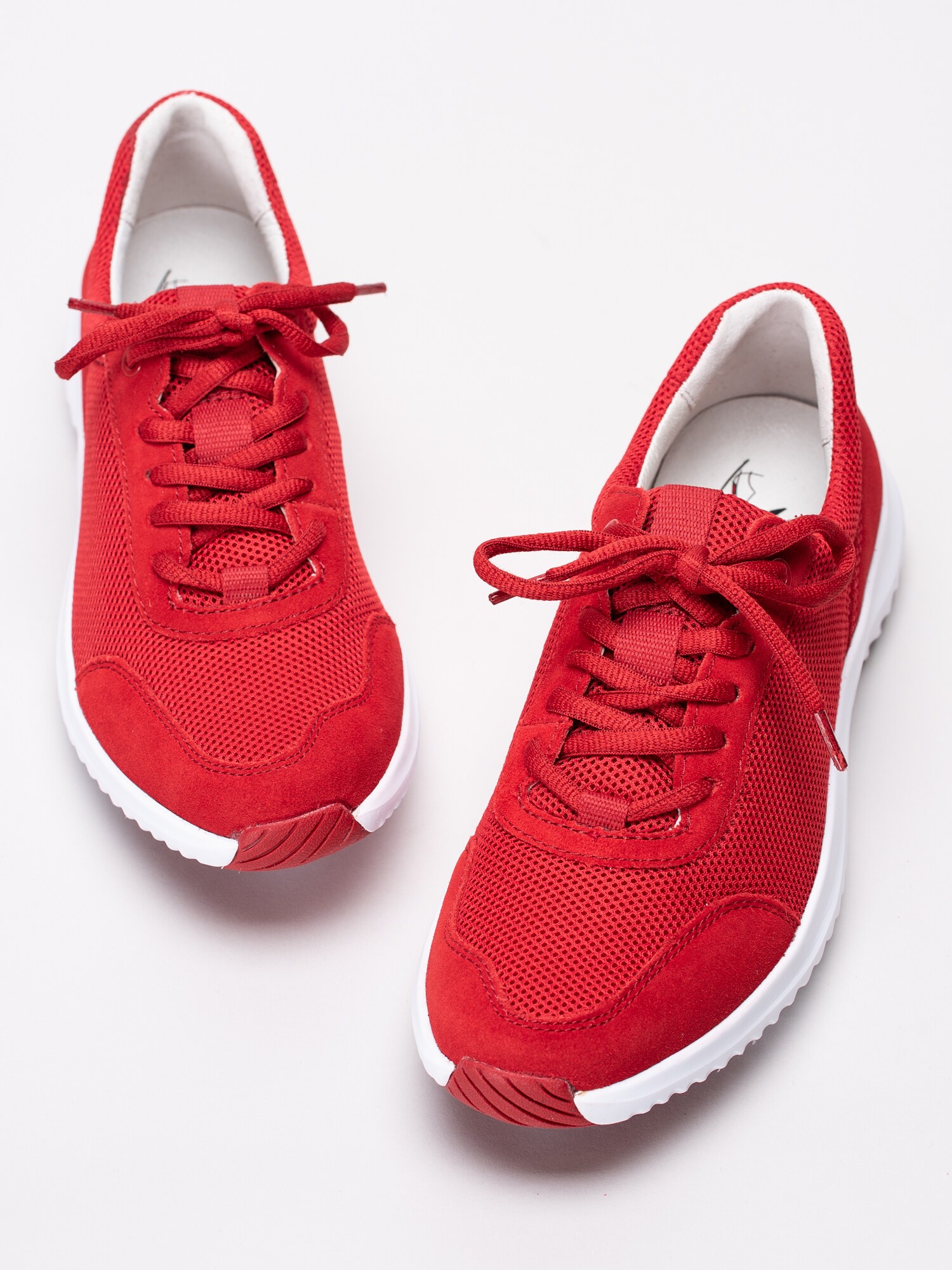 57191045 Gabor Rolling Soft 26.981-48 röda sportskor i stickad meshtyg-6