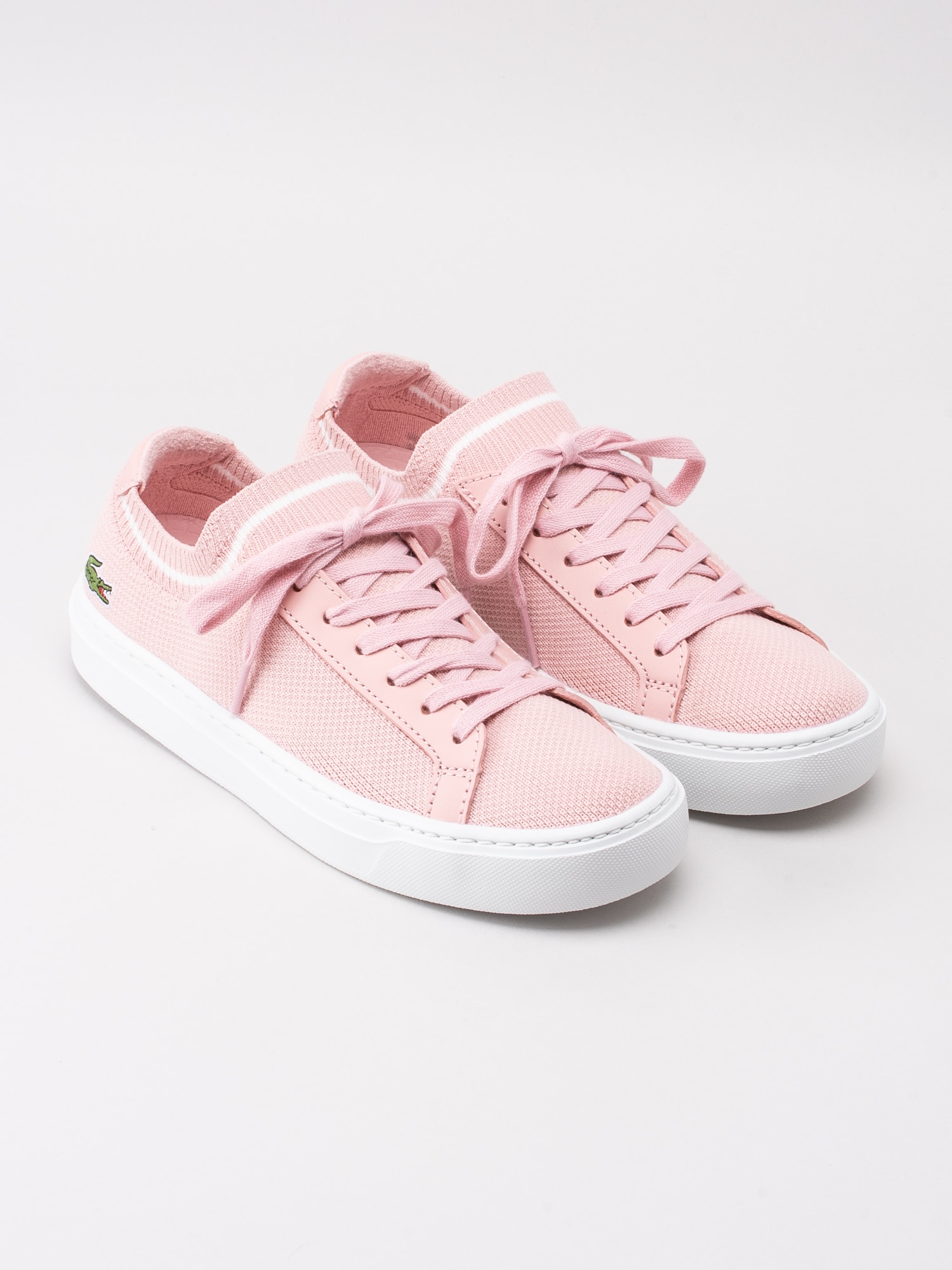 57191046 Lacoste La Piquee 119 737CFA0016208 rosa sneakers i tyg-3