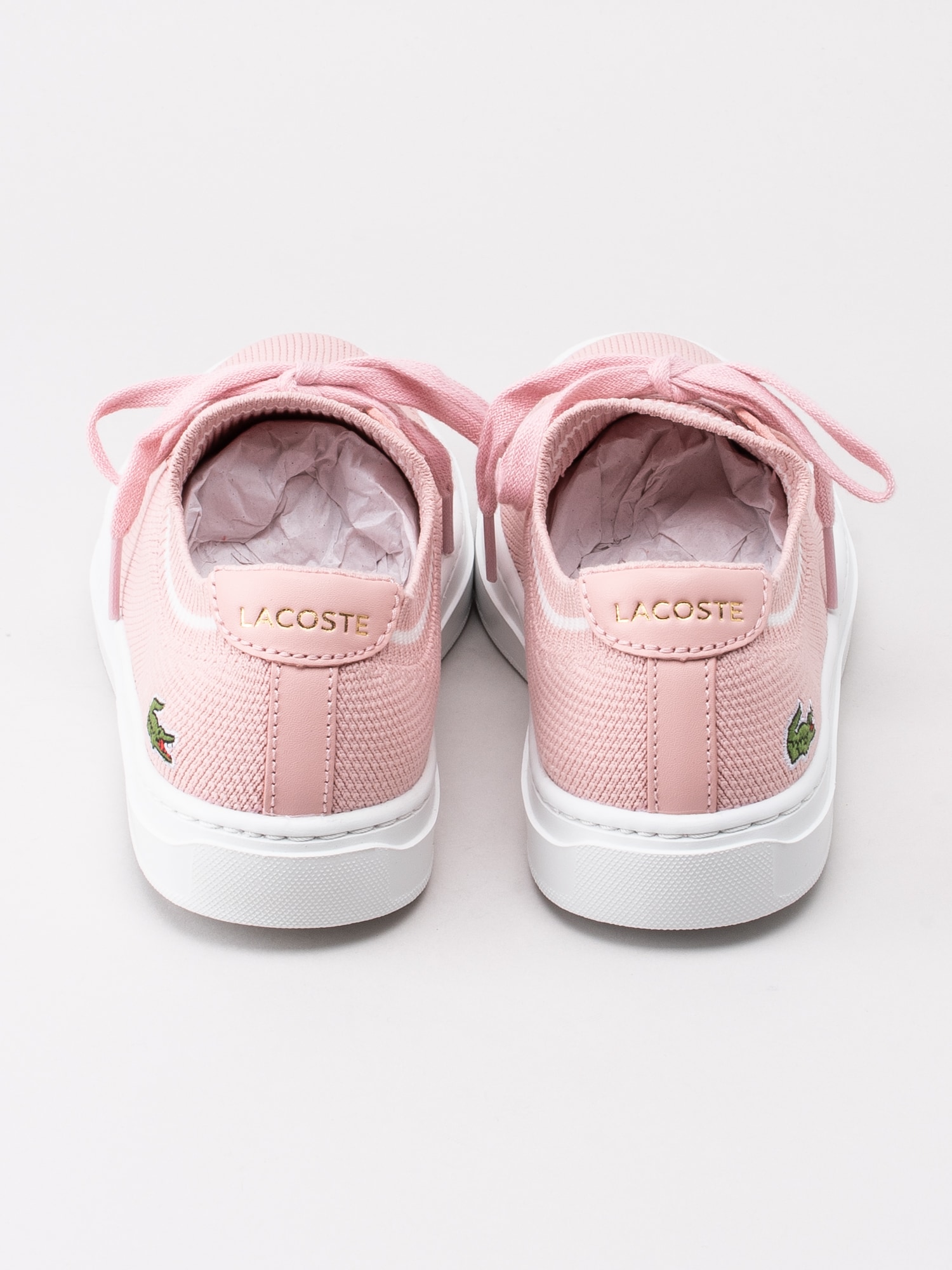 57191046 Lacoste La Piquee 119 737CFA0016208 rosa sneakers i tyg-4