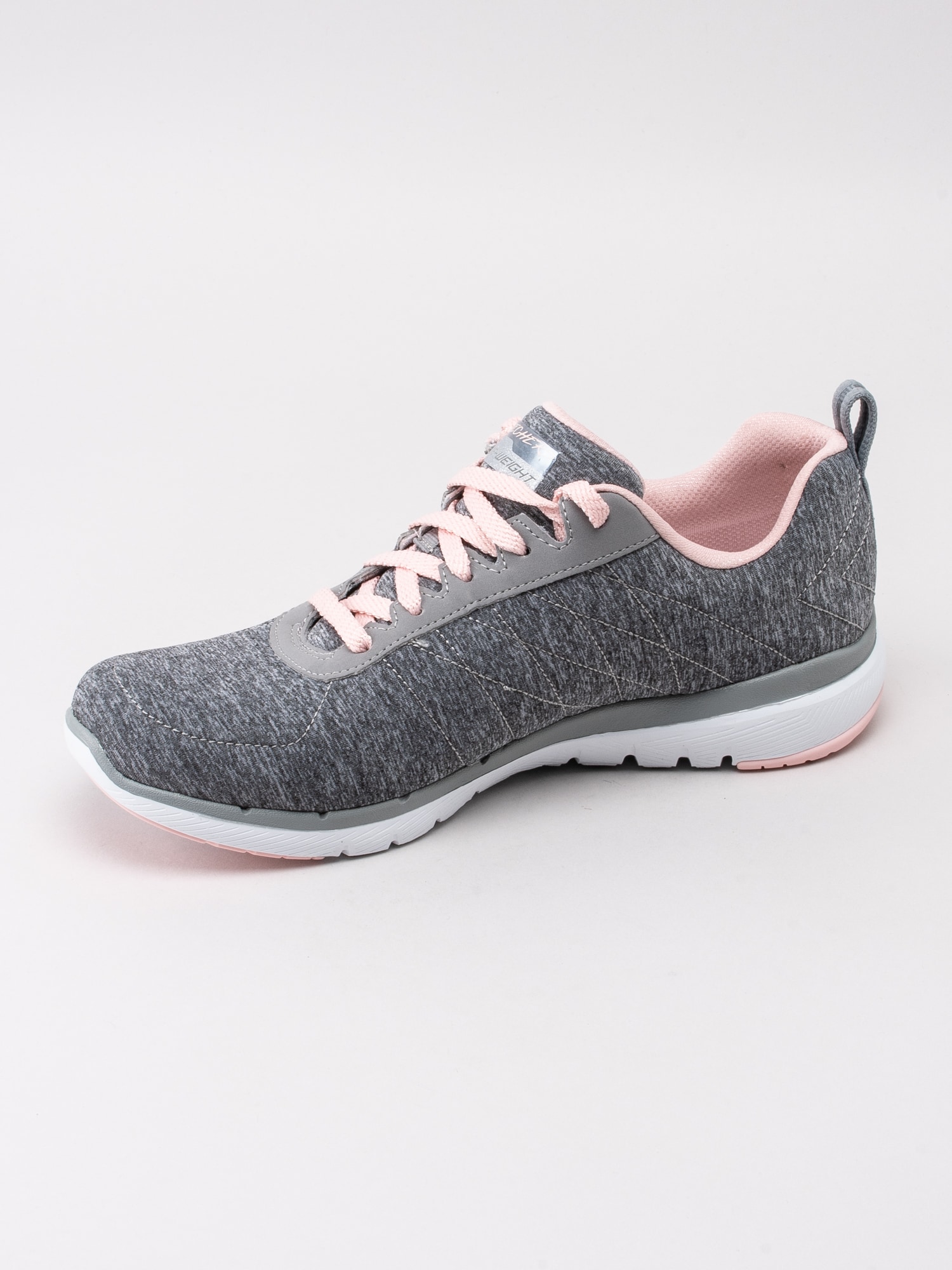 57191067 Skechers Flex Appeal 3.0 Insiders 13067-GYLP gråa sportskor-2