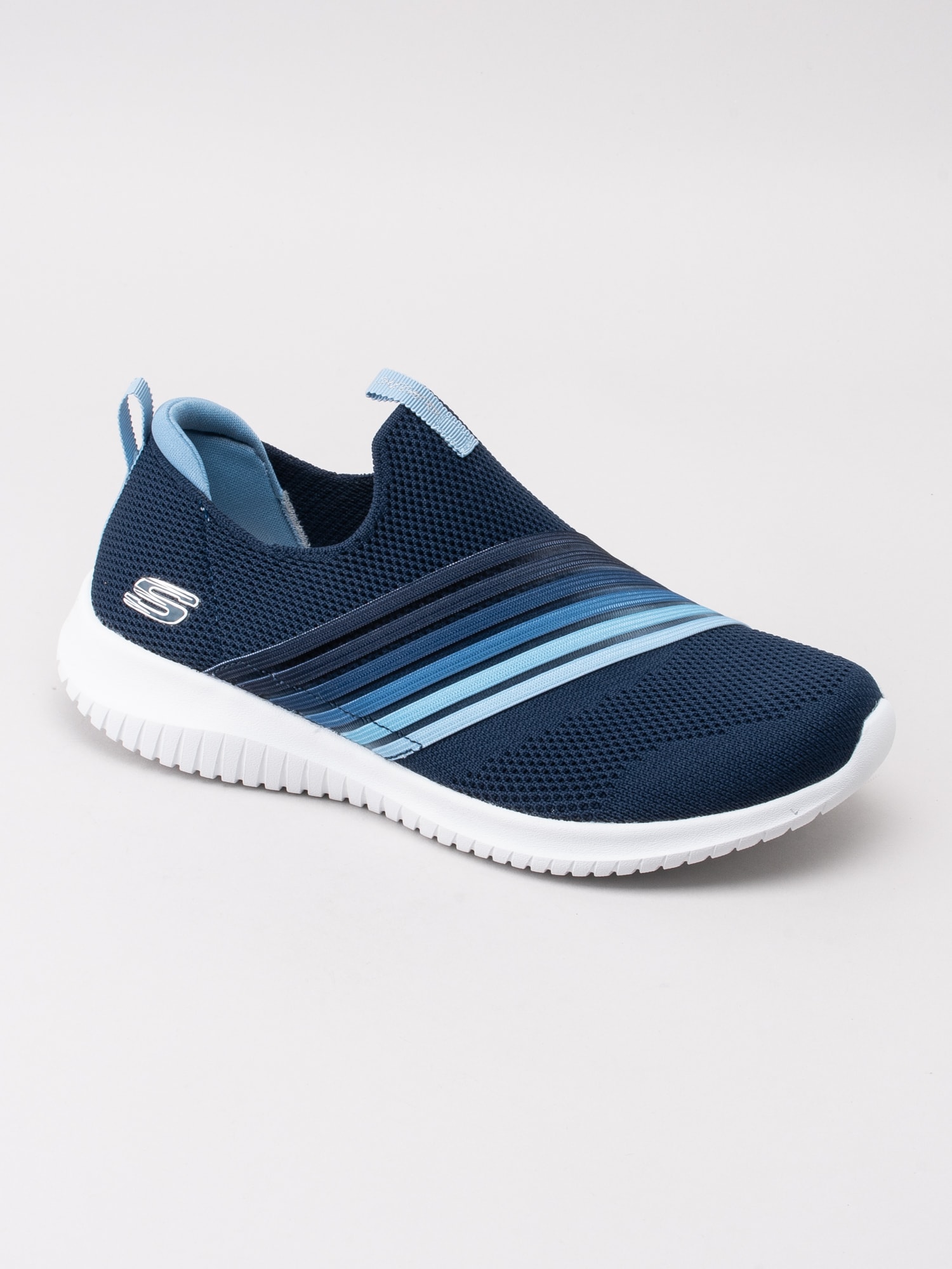 57191069 Skechers Ultra Flex Brightful Day 13112-NVLB mörkblå slip on sportskor-1