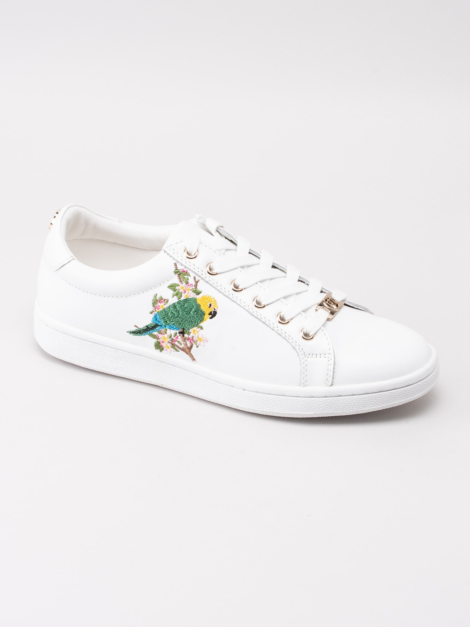 57191089 Philip Hog Parot Lace White vita sneakers med papegojamotiv-1