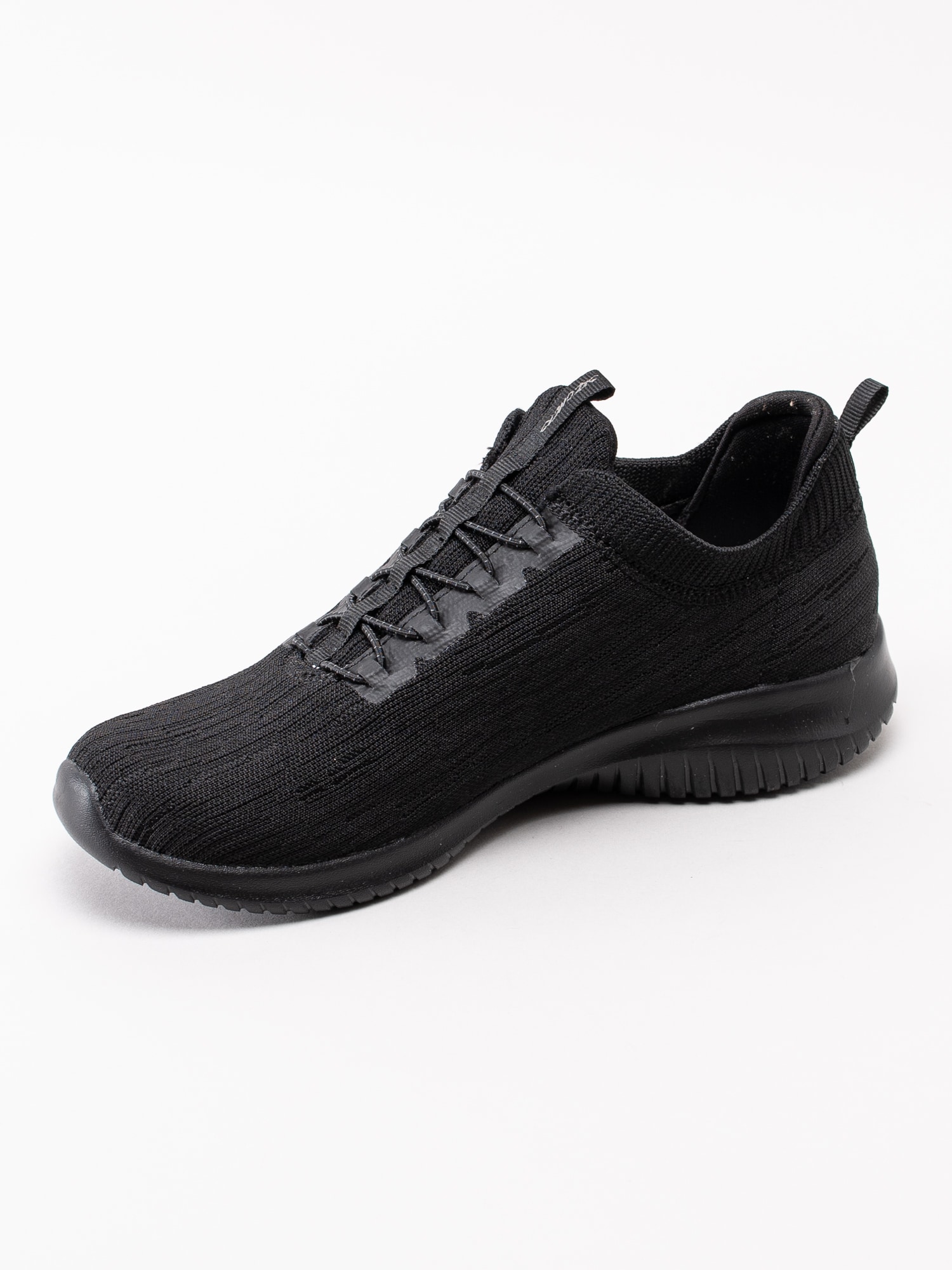 57191104 Skechers Ultra Flex Bright Horizon 12831-BBK svarta slip ons sportskor med resårsnörning-2