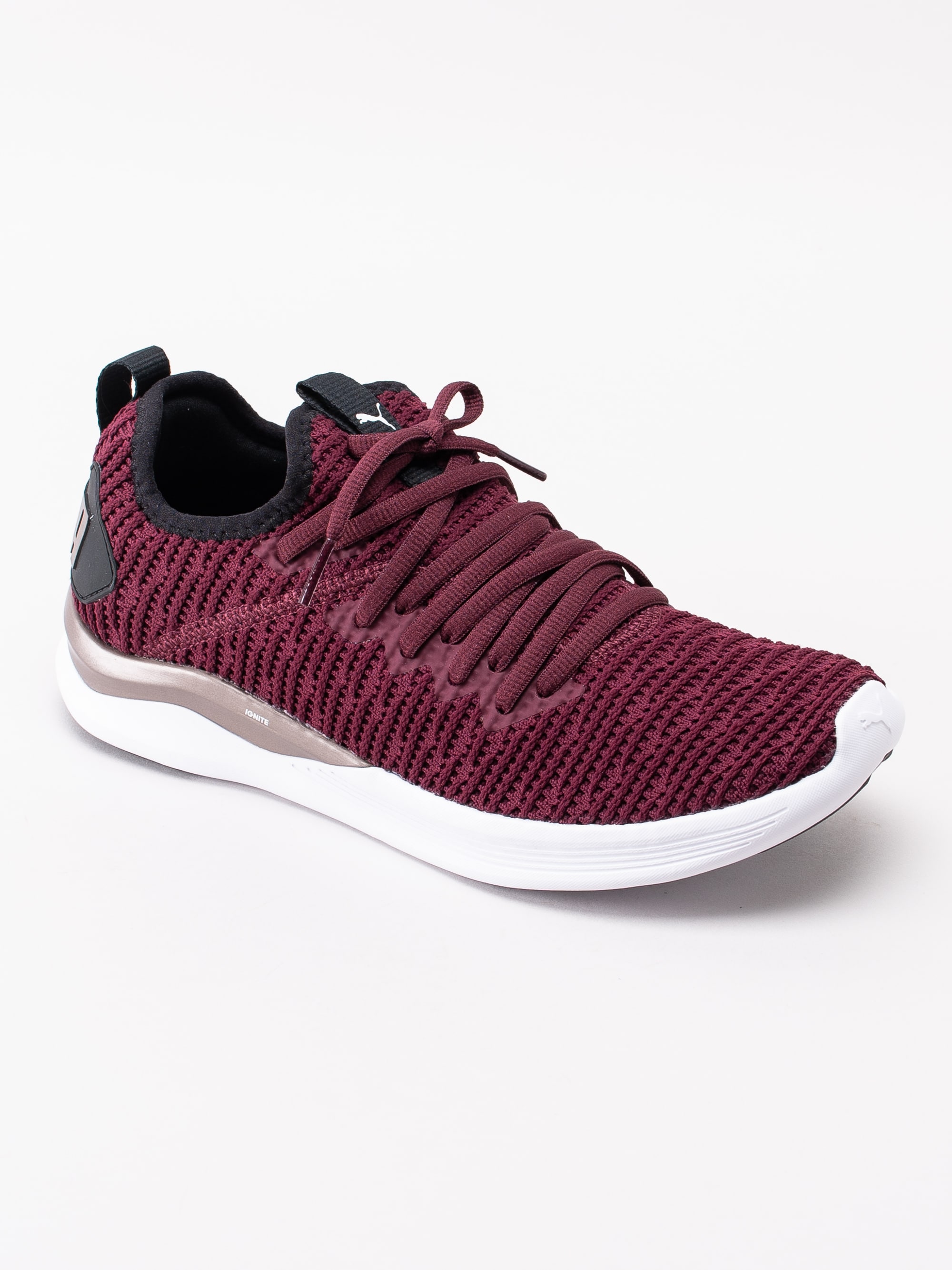 57191106 Puma Ignite Flash Luxe W 191292-003 mörklila slip ons sportskor-1