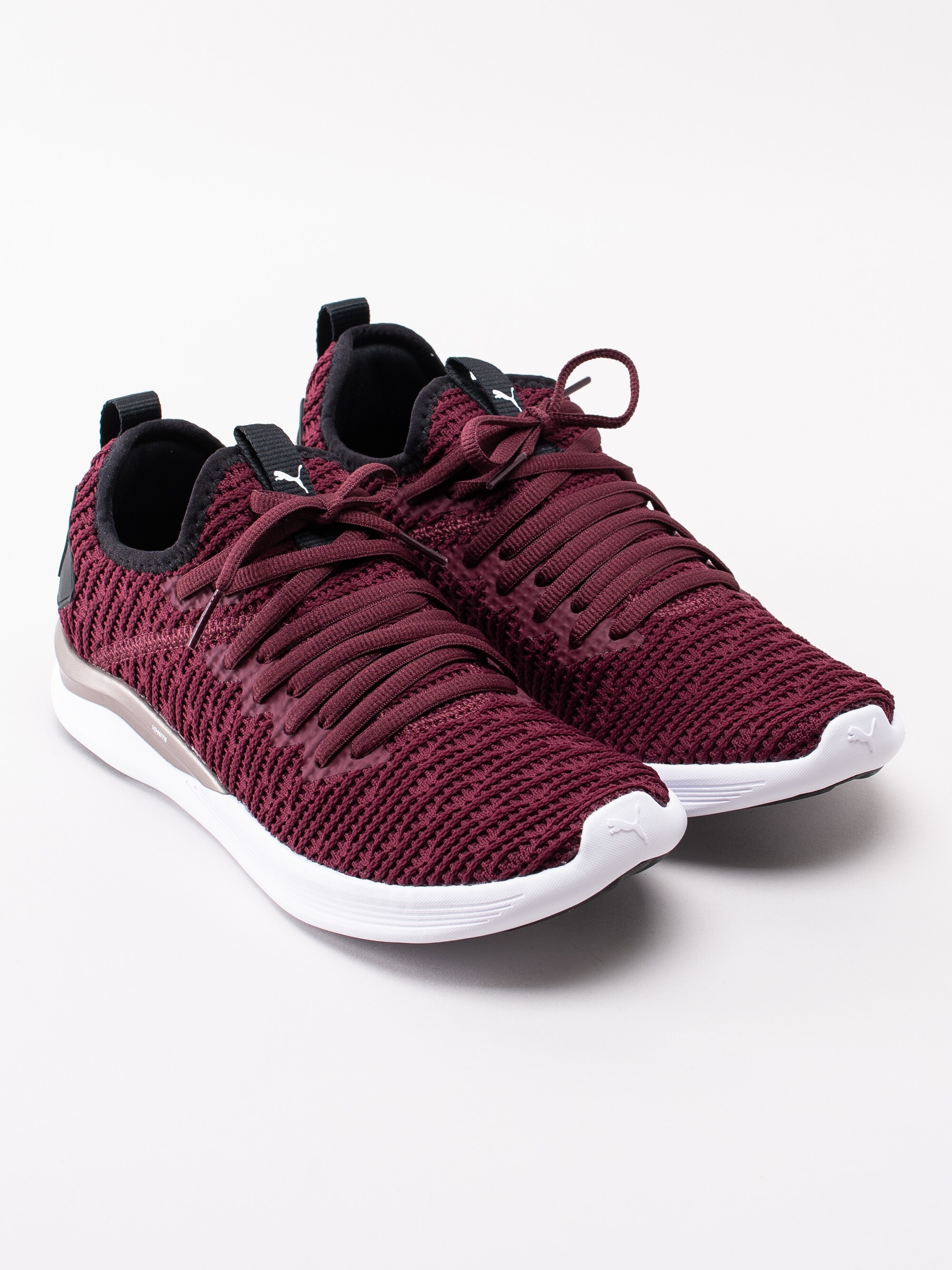 57191106 Puma Ignite Flash Luxe W 191292-003 mörklila slip ons sportskor-3