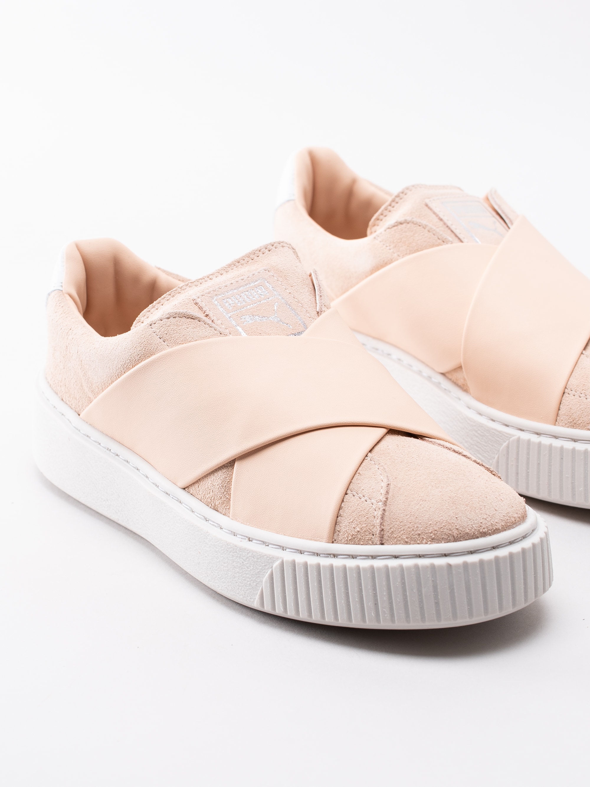 57191108 Puma Platform X W 365477-003 beige slip ons sneakers med platå-6