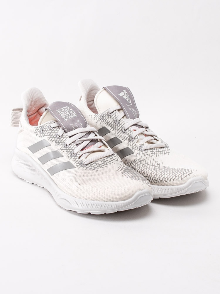 57201010 Adidas Sensebounce+Street Womens EG1034 Beige sportskor med grå detaljer-3