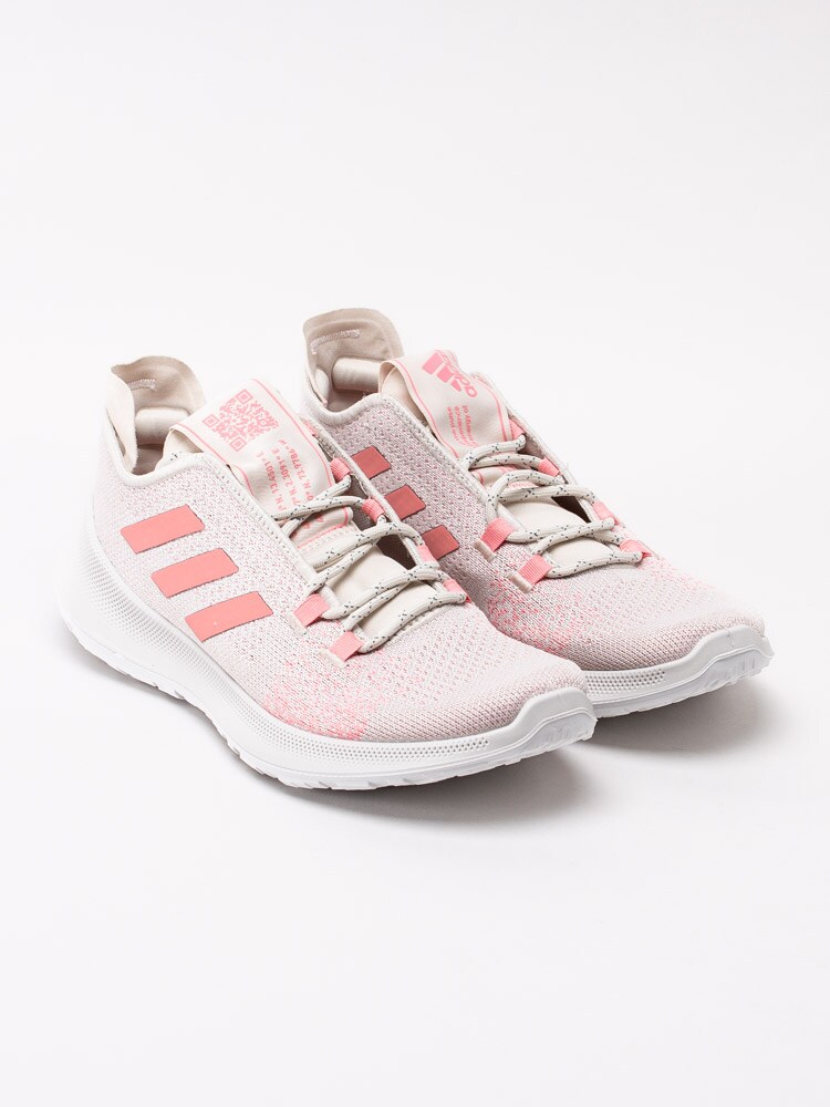 57201011 Adidas Sensebounce+Ace Womens EG1018 Ljusrosa sportskor i stickad textil-3