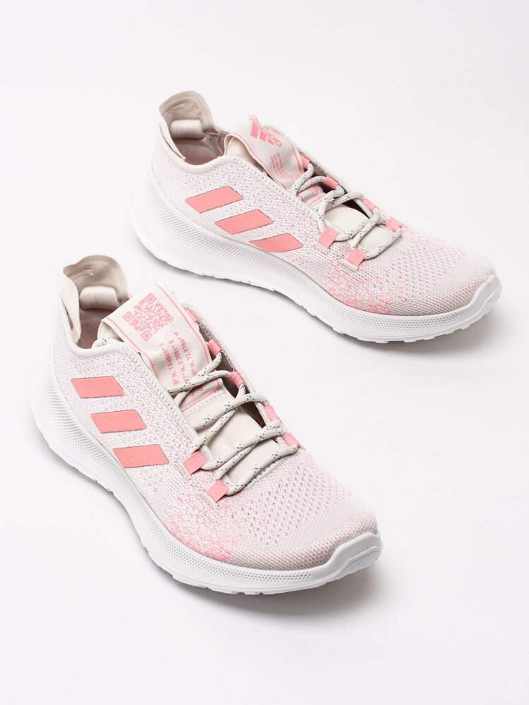 57201011 Adidas Sensebounce+Ace Womens EG1018 Ljusrosa sportskor i stickad textil-6