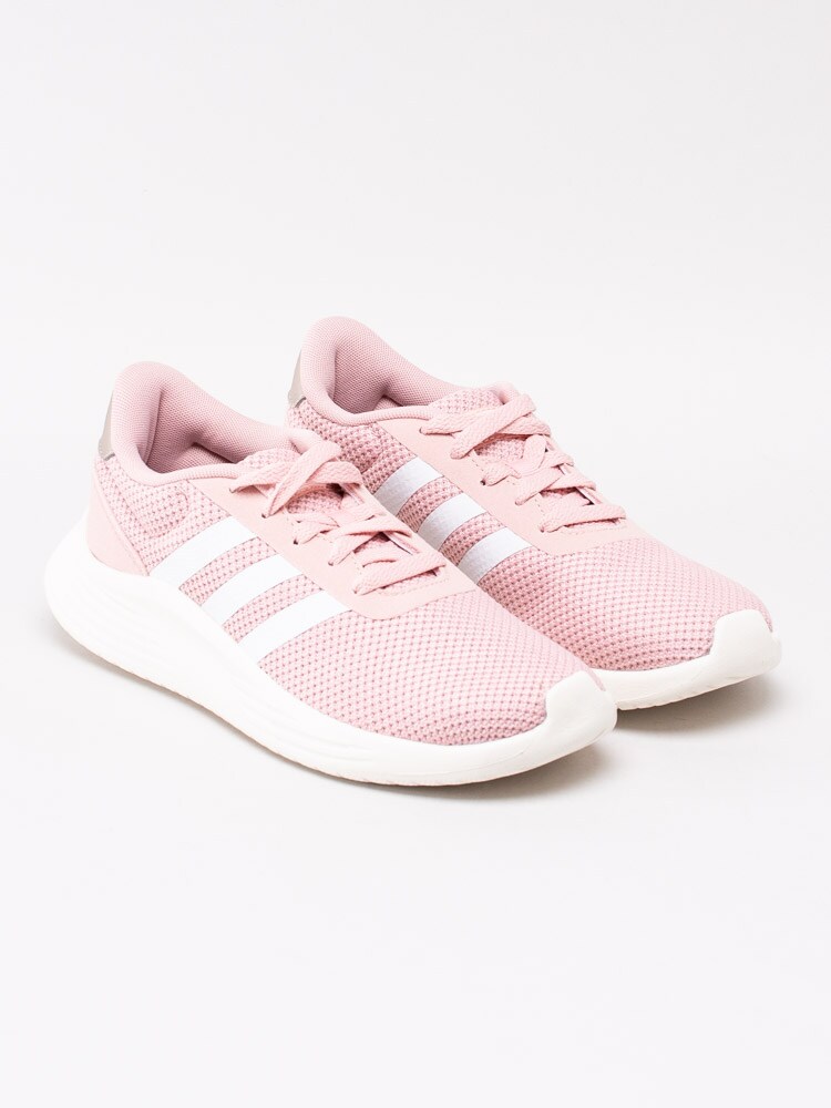 57201021 Adidas Lite Racer 2.0 EG3287 Rosa sportiga sneakers i stickad mesh-3