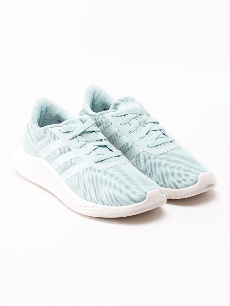 57201024 Adidas Lite Racer 2.0 EG3290 Pastellgröna sportiga sneakers med Ortholite sula-3