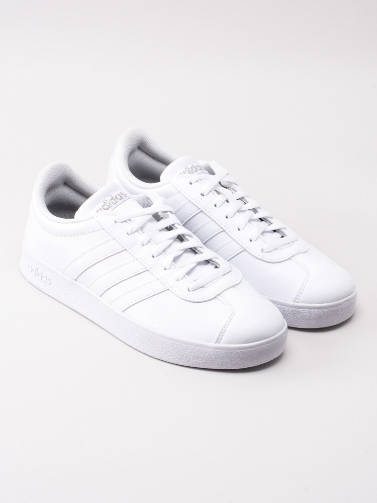 57201026 Adidas VL Court 2.0 B42314 vita tennis sneakers-3