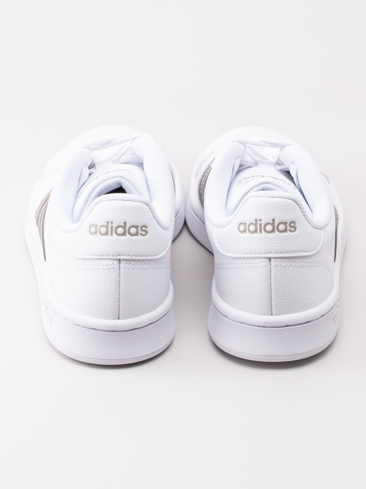 57201028 Adidas Grand Court F36485 vita skinnsneakers med stripes-4