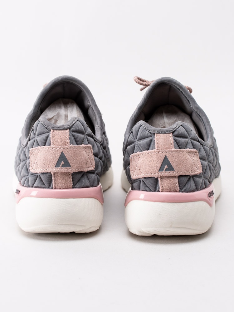 57201041 Asfvlt Speed Socks Concrete Pink Mörkgrå quiltade slip on sneakers-7
