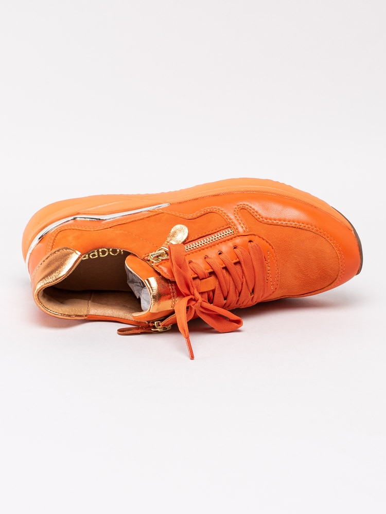 57201059 Gabor 43.480-12 Orange coola sneakers med guldmetalliska detaljer-4