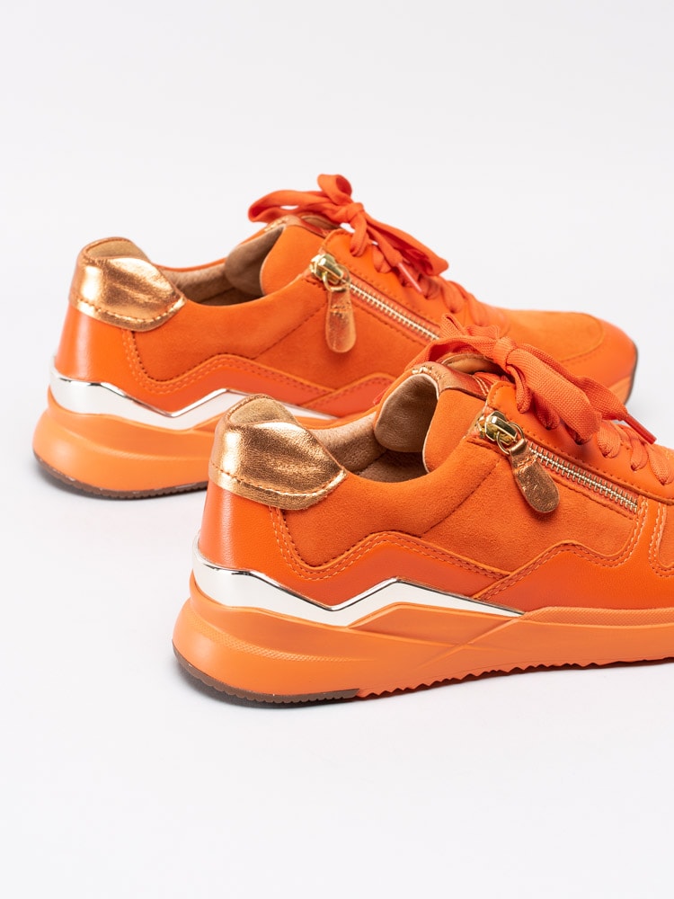 57201059 Gabor 43.480-12 Orange coola sneakers med guldmetalliska detaljer-7