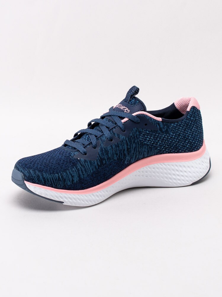 57201082 Skechers Solar Fuse-Brisk Escape 13328-NVPK Mörkblå sportskor med Memory Foam sula-2