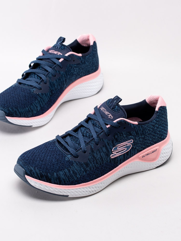 57201082 Skechers Solar Fuse-Brisk Escape 13328-NVPK Mörkblå sportskor med Memory Foam sula-6