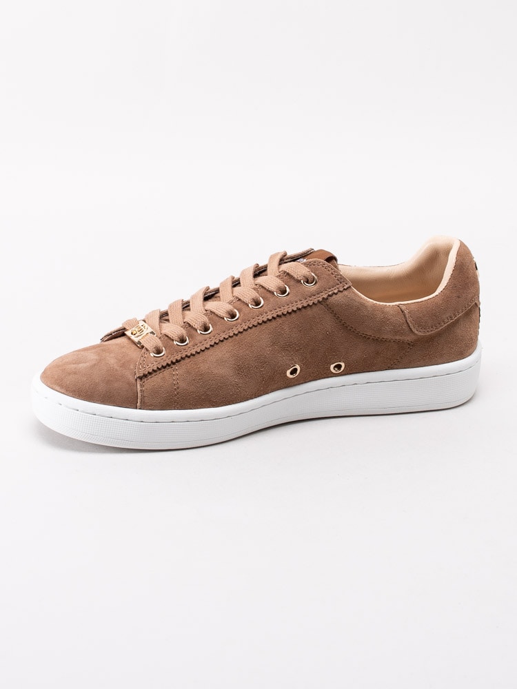 57201138 Philip Hog Serena Cuban Bruna sneakers i mocka med smyckeslogga-2