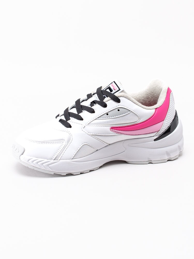 57201147 FILA Hyperwalker Low Womens 1010833-92S Vita sportiga sneakers med rosa detaljer-2