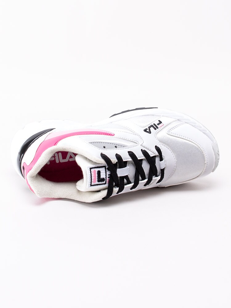 57201147 FILA Hyperwalker Low Womens 1010833-92S Vita sportiga sneakers med rosa detaljer-4