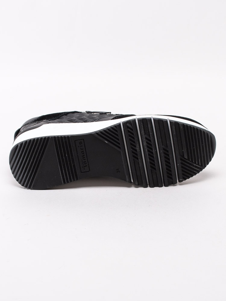 57201155 Tamaris 1-23702-24-007 Svarta kilklackade sneakers med zip-5