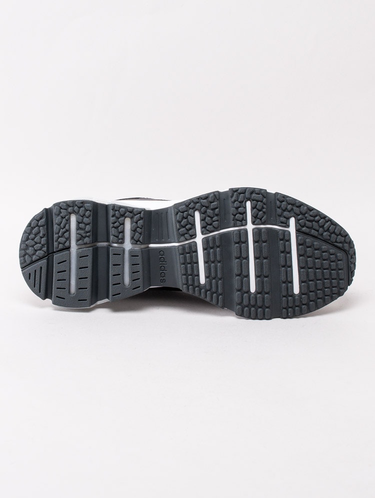 57203009 Adidas Quadcube FW3343 Svarta sneakers med gråa stripes och vit sula-5