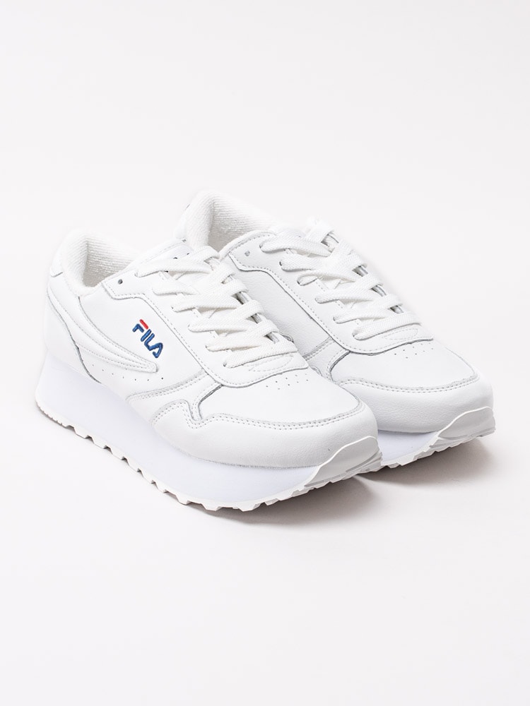 57203062 FILA Orbit Zeppa 1010311-1FG Vita retrosneakers med platåsula-3