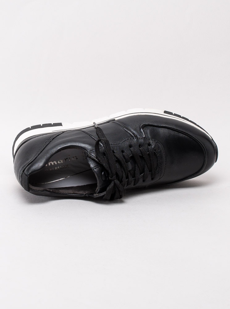 57203069 Tamaris Pure Relax 1-23745-25 069 Svarta sportskor i skinn-4