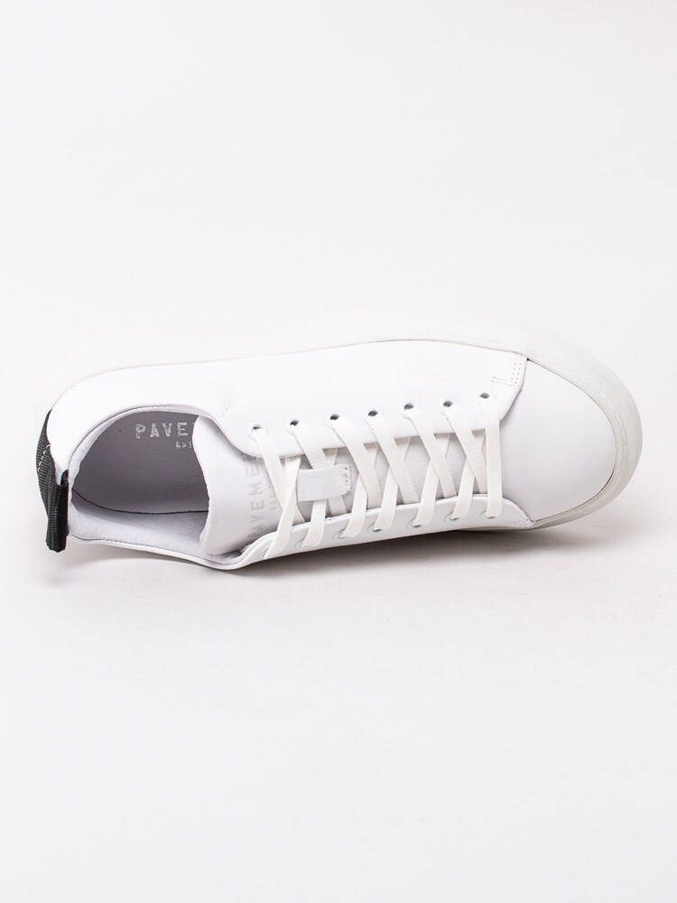 57203075 Pavement Dee 16401-030 Vita sneakers i skinn med platå-4