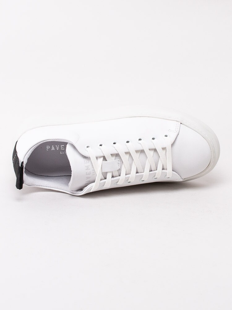 57203075 Pavement Dee 16401-030 Vita sneakers i skinn med platå-4