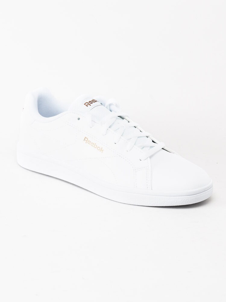 Reebok - Royal Comple - Vita sneakers med guldiga detaljer