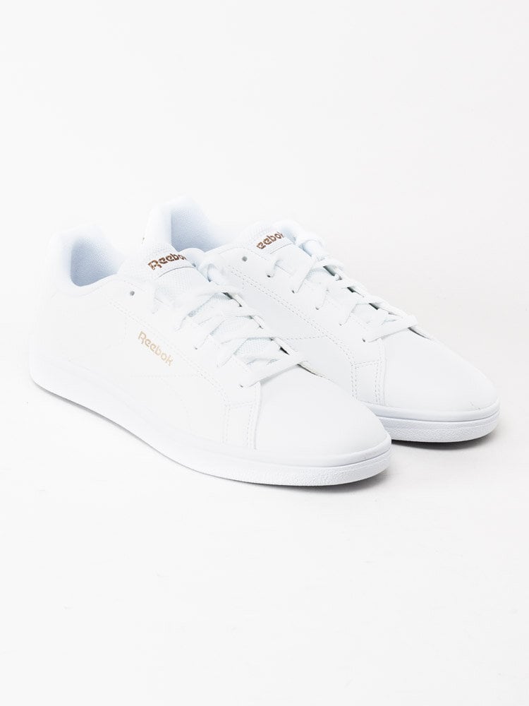 Reebok - Royal Comple - Vita sneakers med guldiga detaljer