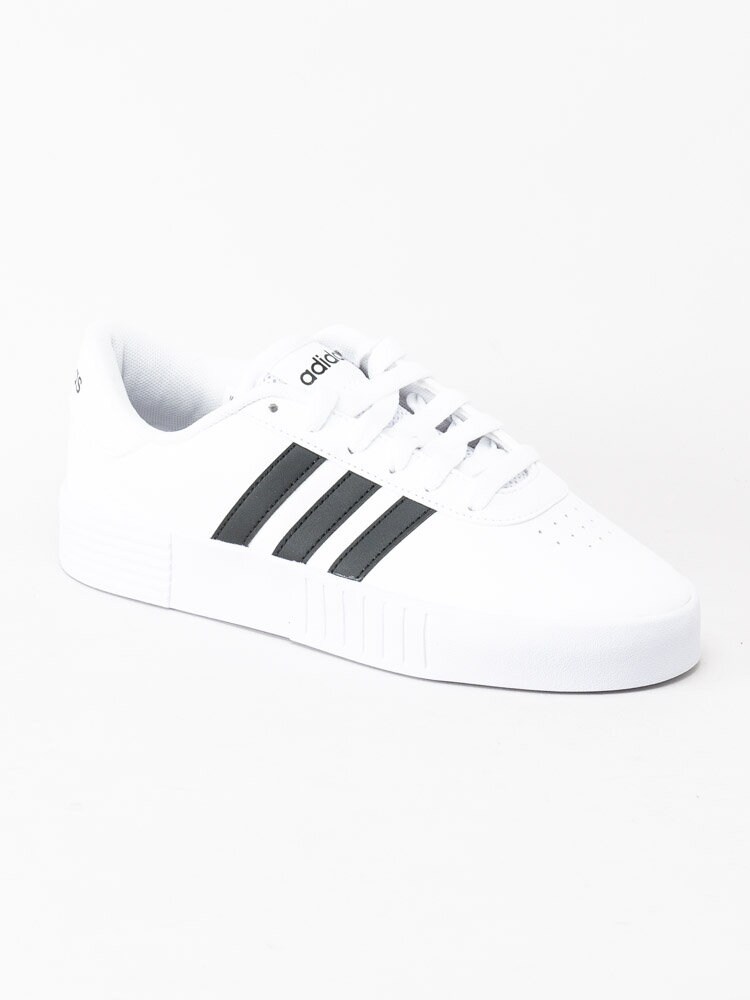 Adidas - Court Bold - Vita klassiska sneakers i skinn