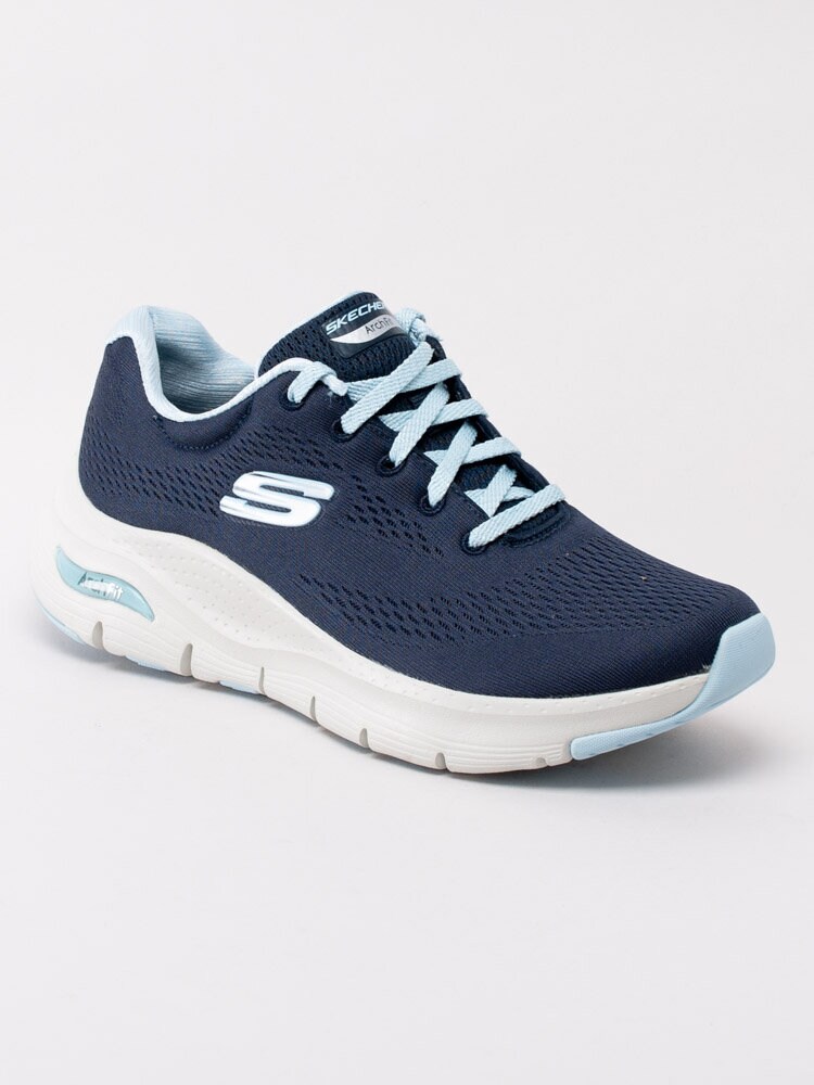 Skechers - Womens Arch Fit Sunny Outlook - Marinblå sportskor för dam