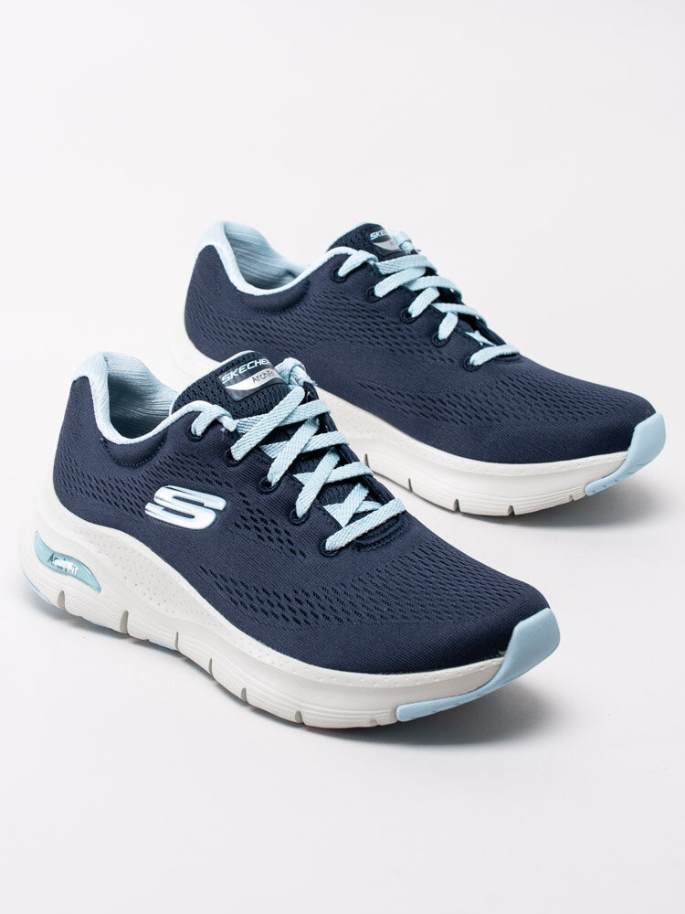 Skechers - Womens Arch Fit Sunny Outlook - Marinblå sportskor för dam