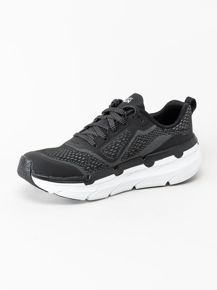 Skechers - Max Cushioning Premier - Svarta sportskor med vit sula