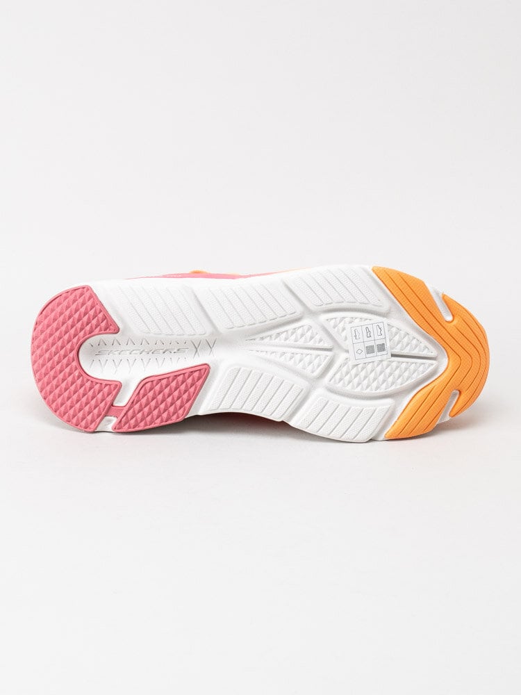 Skechers - Max Cushioning Elite - Orange sportskor med stickad textilöverdel