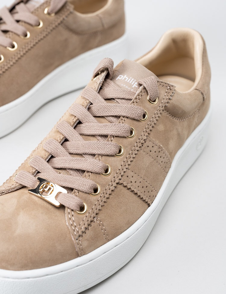 Philip Hog - Serena - Beige sneakers i mocka