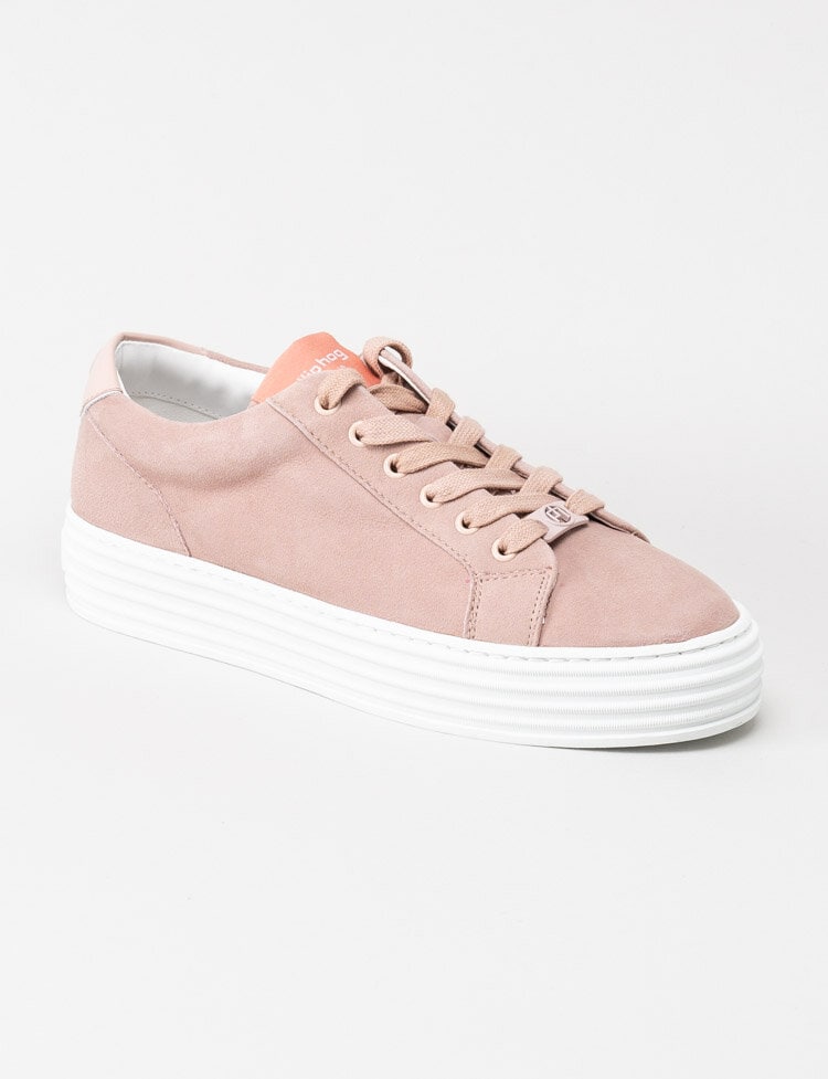 Philip Hog - Molly - Rosa platåsneakers i mocka