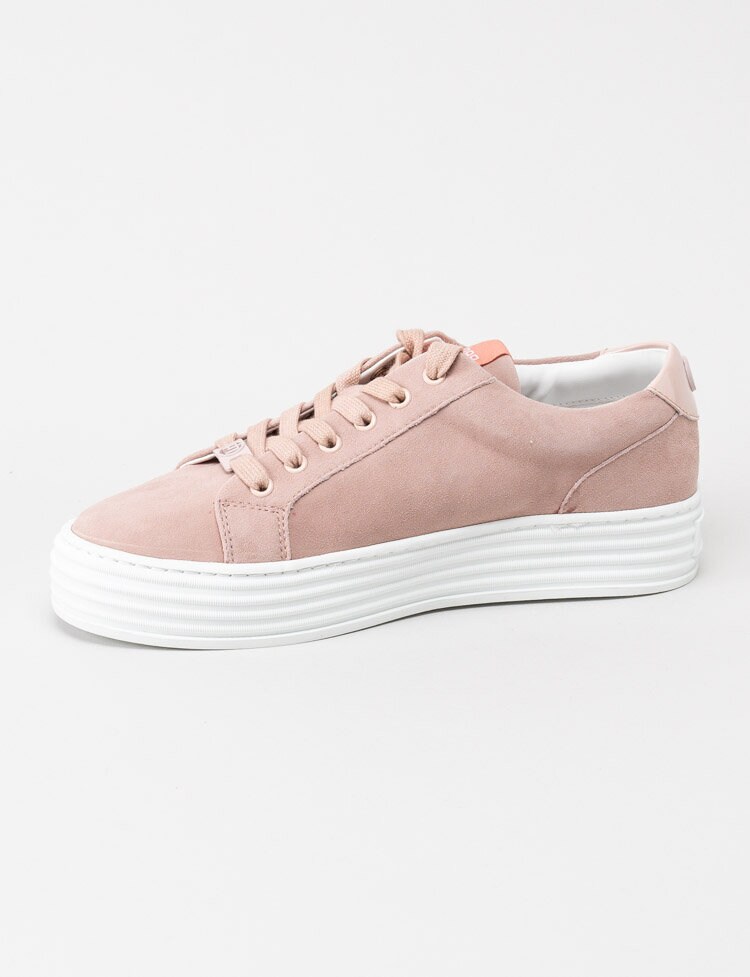 Philip Hog - Molly - Rosa platåsneakers i mocka