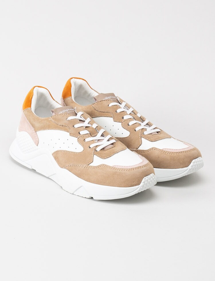 Philip Hog - Tova - Beige sneakers i mocka