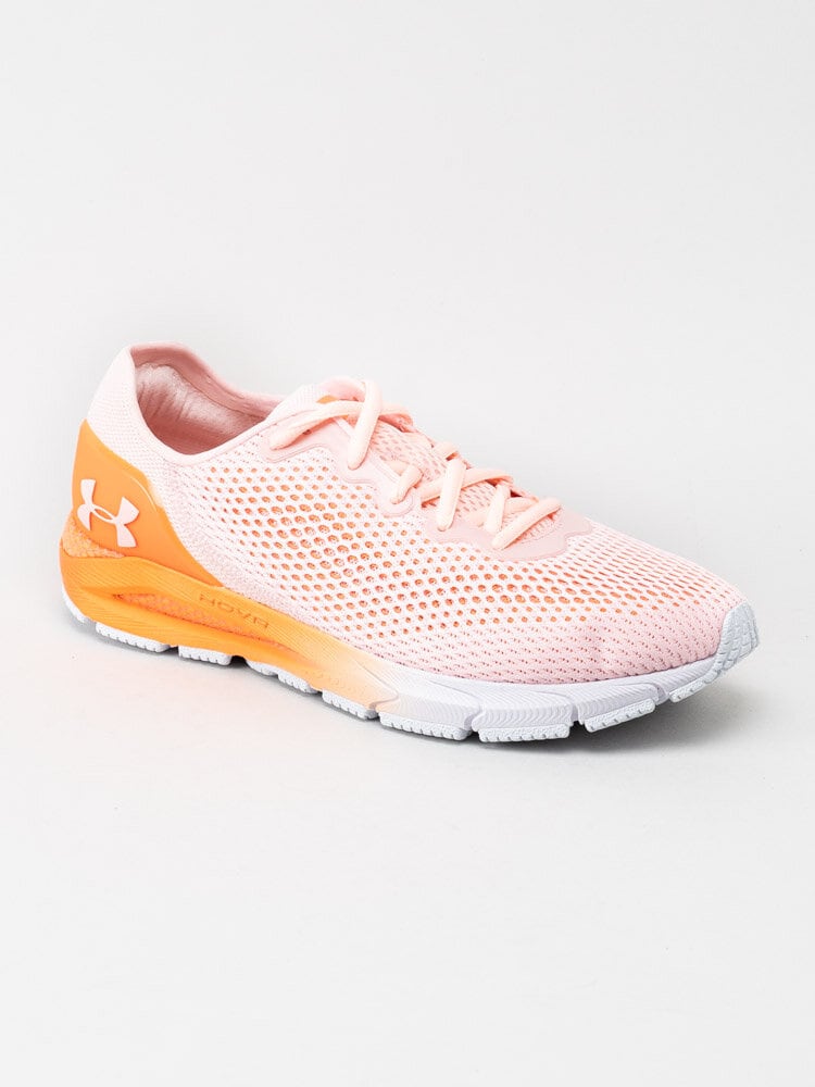 Under Armour - W Hovr Sonic 4 - Rosa och orange sportskor med bluetooth