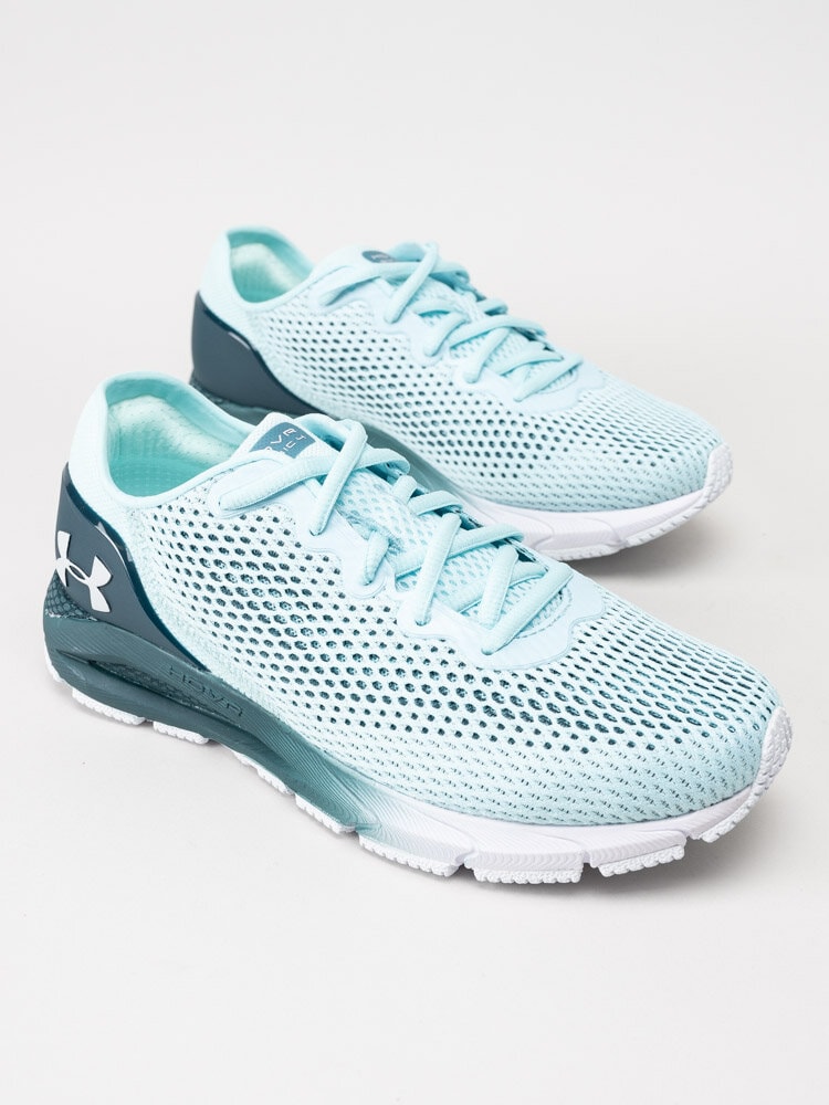 Under Armour - W Hovr Sonic 4 - Turkosa sportskor med bluetooth