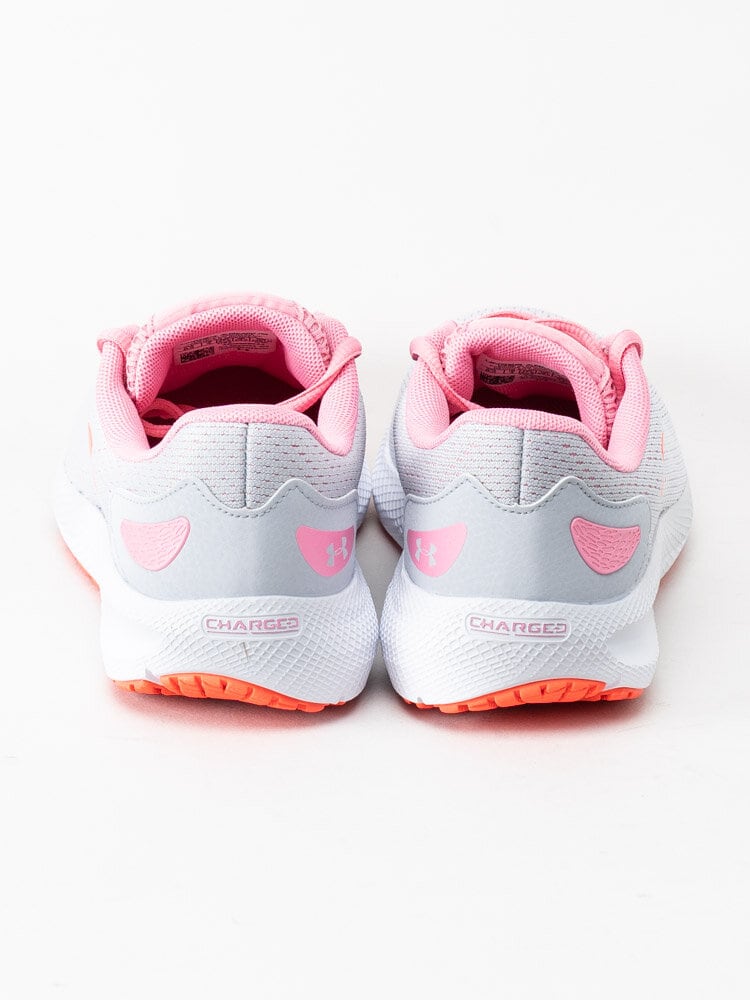 Under Armour - W Charged Pursuit 2 - Grå sportskor med rosa detaljer
