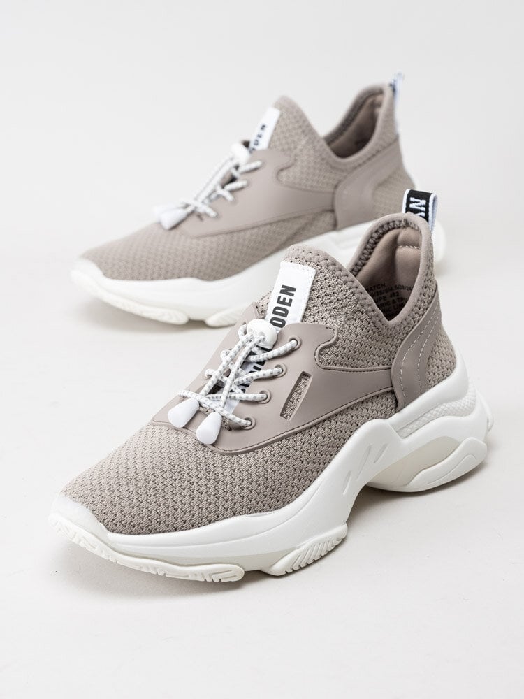 Steve Madden - Match - Beige sportskor i textil